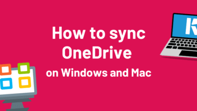 How to sync OneDrive on Windows and Mac